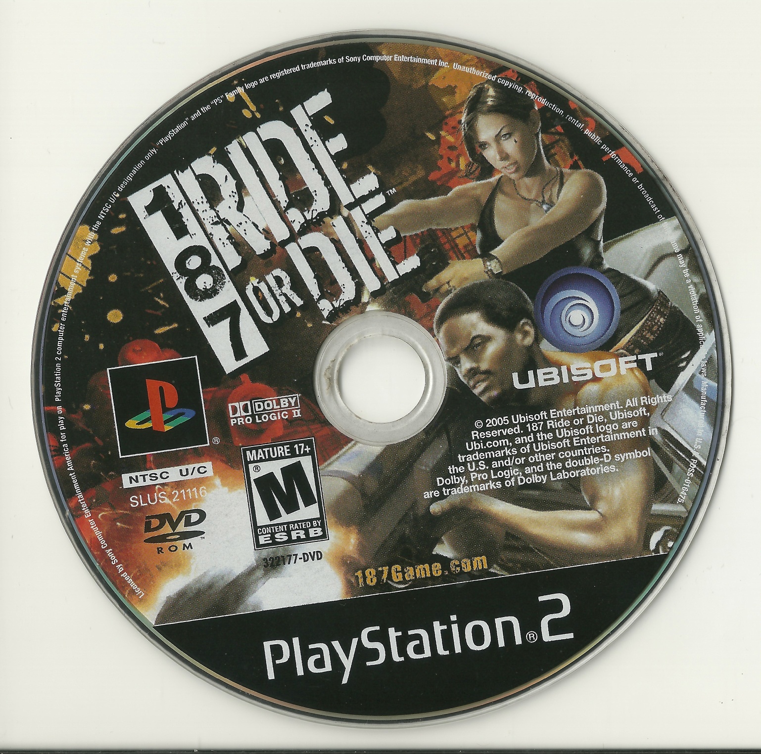 187: Ride or Die para Playstation 2 (2005)