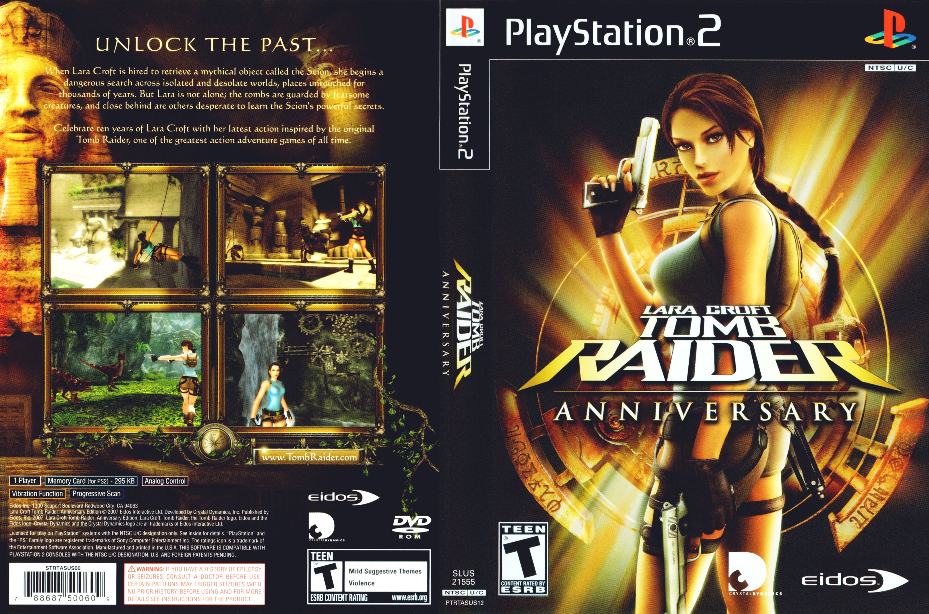 Lara croft tomb raider: anniversary - PS2 em Promoção na Americanas