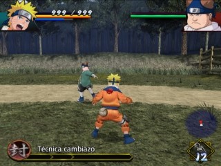 NARUTO - UZUMAKI NINDEN SLPS-25542 ORIGINAL PS2 5079 - Escorrega o