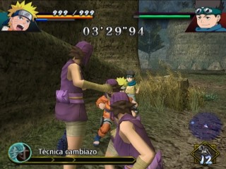 NARUTO - UZUMAKI NINDEN SLPS-25542 ORIGINAL PS2 5079 - Escorrega o