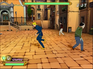 Jojo no Kimyou na Bouken - Ougon no Kaze jogo traduzido PT-BR PS2 OPL 